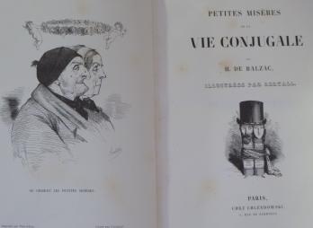 BALZAC Honoré de. Petites misères de la vie conjugale, illustrées par Bertall. 2