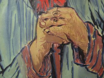 Vincent VAN GOGH (d’après) - Le Paysan, Gravure, (Ed. Musée du Louvre / J Villon 1950) 2