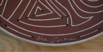 Jean COCTEAU - Danseuse, 1961, Céramique originale signée 2