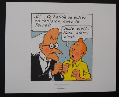HERGE (d’après) - Tintin : L’étoile mystérieuse  - Trois Lithographies 2