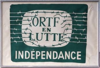 Mai 68 : ORTF en lutte, indépendance,  Affiche originale d’époque 2