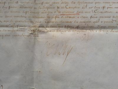 HENRI IV - Lettre manuscrite signée 2