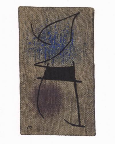 Joan Miro - Composition - Lithographie 56x45cm - Maeght 1965 2