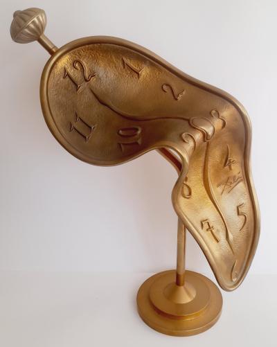 Salvador DALI (after) - The Soft watch, 1981 - Bronze sculpture