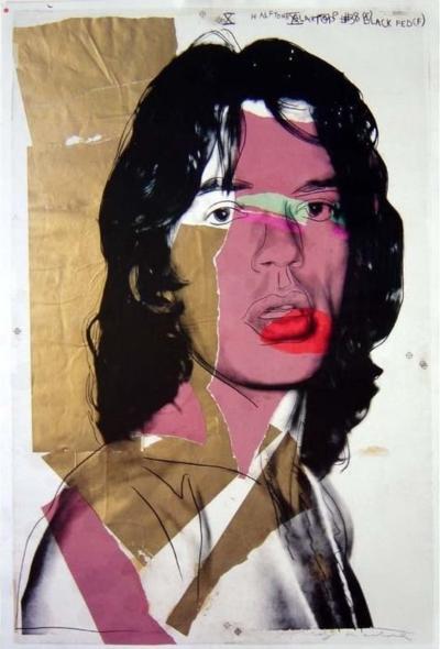 Andy Warhol - Mick Jagger - Musée d’art moderne, Vienne , 2010 - Lithographie offset