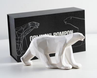 Richard ORLINSKI - Ours Pompon x Orlinski (Blanc) - Sculpture