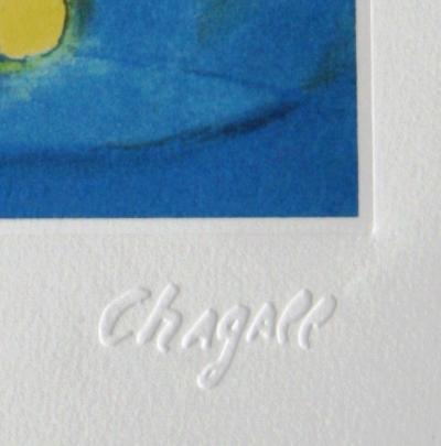Marc CHAGALL (d’après) - Les mille et une nuits, 1985, Lithographie numérotée 2
