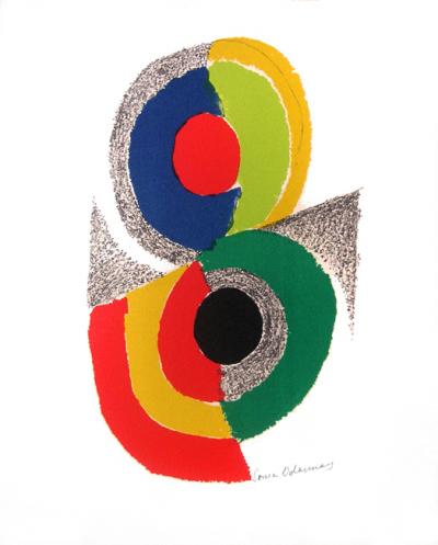 Sonia Delaunay Rythmes et couleurs VI (1971) 2