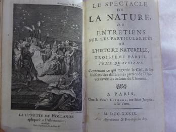 Noel PLUCHE  - Le Spectacle de la Nature, ou Entretiens sur les particularités de l’histoire naturelle 5 vol 2