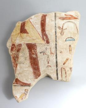 ÉGYPTE, Moyen Empire - Fragment de peinture murale 2