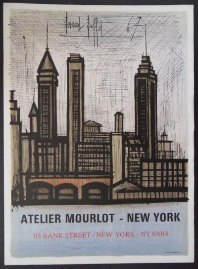 Bernard BUFFET - New-York, 1967, Affiche lithographique 2