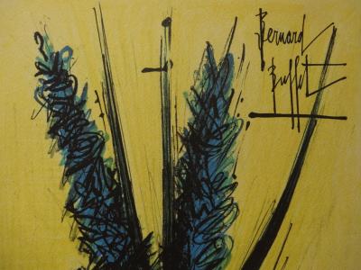Bernard BUFFET - L’herbier - la Jacinthe, 1966, lithographie signée 2