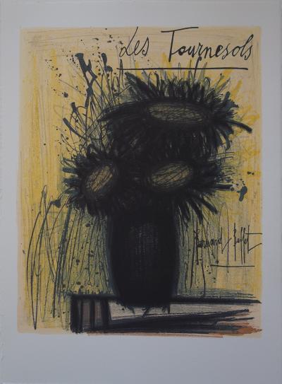 Bernard BUFFET - L’herbier - Les Tournesols, 1966, lithographie signée 2