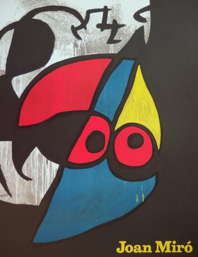 Joan Miro : Oiseau, Lithographie originale, signée 2