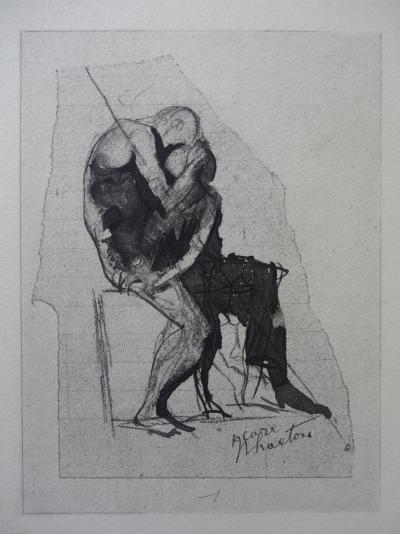 Auguste RODIN - Le baiser, 1897 - Gravure 2