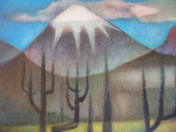 Louis TOFFOLI - Montagnes au Mexique - Lithographie originale signée 2