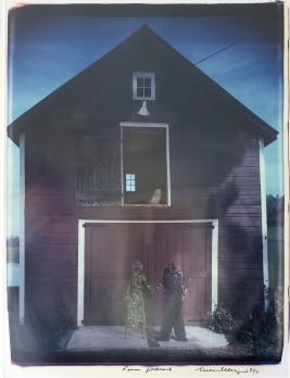 William WEGMAN -  Farm Portrait, 1990, Polaroid signé 2