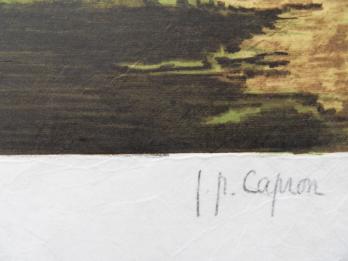 JP Capron - Vue de Venise, Lithographie 2
