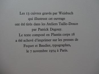 Claude WEISBUCH - La forêt perdue, Illustrée de 13 pointes sèches 2