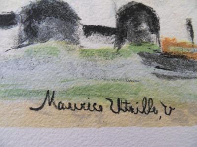 Maurice UTRILLO - Le Pont Neuf, Lithographie originale 2