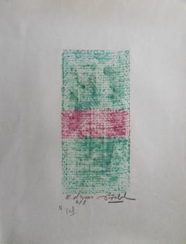 Edgar STOEBEL - Compositions abstraites, Lot de 2 lithographies signées 2