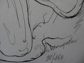 Henri de WAROQUIER - Naufrage, 1945, Gravure originale signée 2