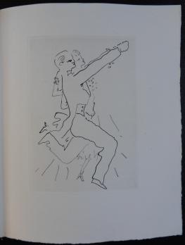 Jean COCTEAU - Les danseurs / Jalousie / Après le bal, Trois gravures originales 2