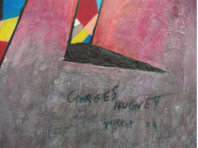 Georges HUGNET - Arlequin, Aquarelle signée 2