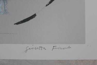 Giosetta FIORONI - Doppio Liberty Grey, 2010 - Sérigraphie signée à la main 2