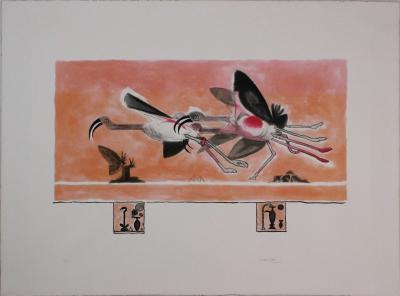 Graham SUTHERLAND - Ibis, 1978 - Eau-forte signée 2