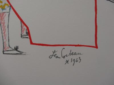 Jean COCTEAU : Tauromachie - LITHOGRAPHIE ORIGINALE SIGNÉE 2