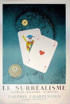 Max ERNST - Le surréalisme, sources-histoire et affinités, 1964 - Affiche lithographique 2