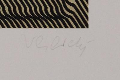 Victor Vasarely, Le zèbre, 1938/69, sérigraphie signée 2