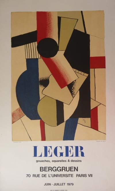 Fernand LÉGER - Gouaches, aquarelles & dessins, Lithographie 1979 2
