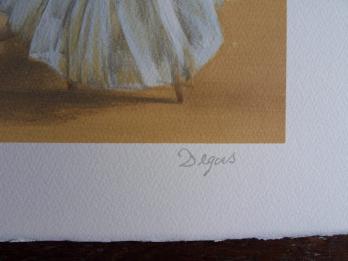 Edgar DEGAS (d’après) - Le cours de danse, Lithographie 2