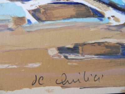 Jean-Claude QUILICI - Eté à Mykonos, Lithographie signée 2