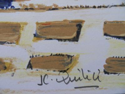 Jean-Claude QUILICI - Beauté de Santorin, Lithographie signée 2
