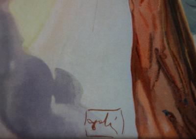 Salvador DALI (d’après) - Apparition du Christ, sérigraphie signée - 490 exemplaires 2
