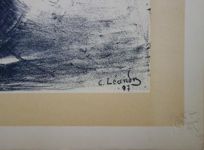 Charles LEANDRE - NOEL, Lithographie originale  signée (1897) 2