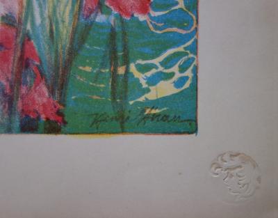 Henri HERAN - Fleur de mai, Lithographie originale  signée (1897) 2