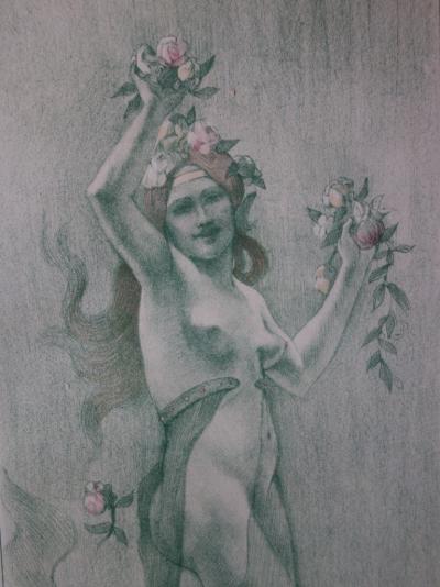 Armand Rassenfosse - Danse, Lithographie originale signée (1897) 2