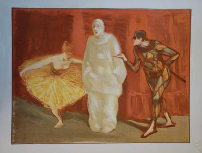 Henri-Gabriel IBELS - Pantomime, 1897 - Lithographie originale signée 2