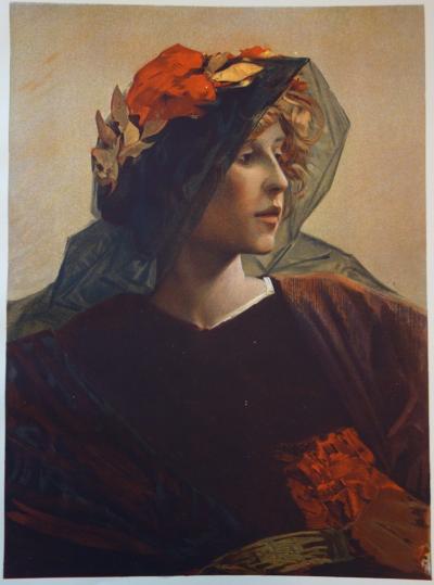 Alfred Pierre Agache - Impéria, Lithographie originale  signée (1897) 2