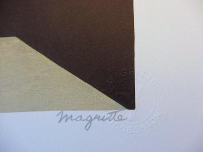 René MAGRITTE (1898-1967) - Le Plagiat, Lithographie 2