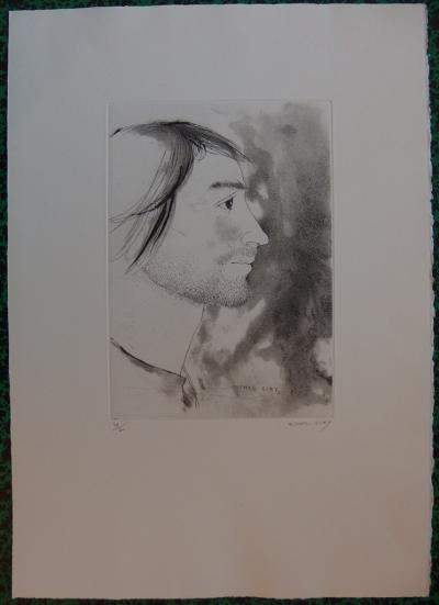 Michel CIRY - Portrait d’homme, Gravure et aquatinte signée 2
