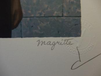 René MAGRITTE - Le Fils de l’Homme, Lithographie signée 2
