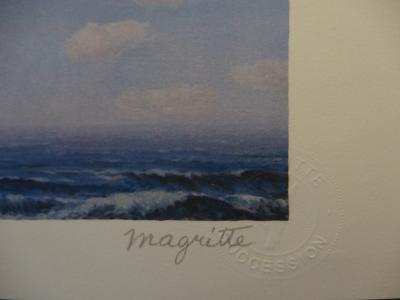 René MAGRITTE - La Flèche de Zénon, Lithographie 2