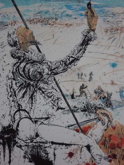 Salvador DALI (d’après) - L’Age d’Or de Don Quichotte, Lithographie 2