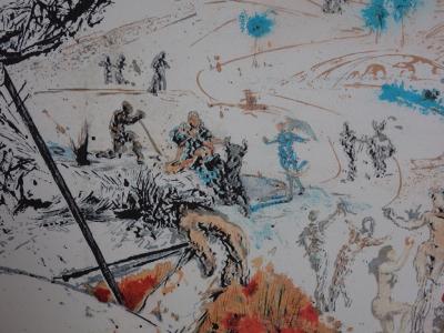 Salvador DALI (d’après) - L’Age d’Or de Don Quichotte, Lithographie 2