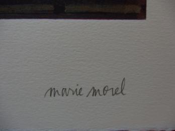 Marie MOREL - L’art est ailleurs, Lithographie originale signée 2